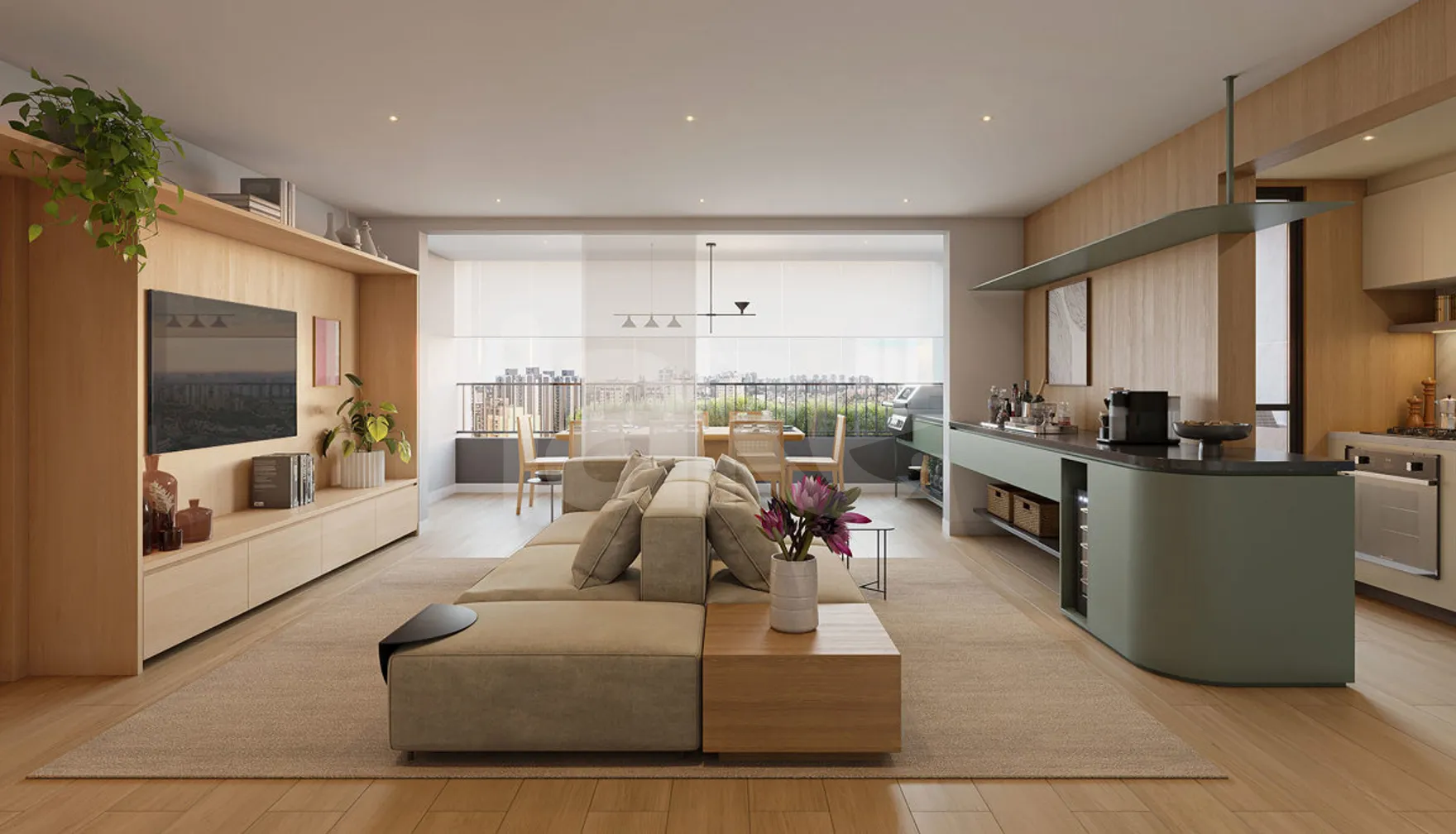 Soneto Casemiro - Apartamento com 69,46 m², em Mirandópolis — foto 3