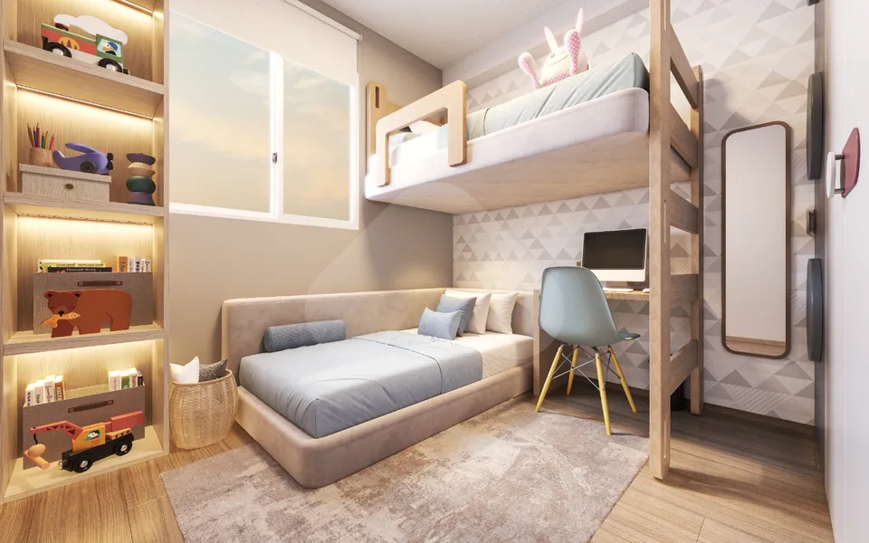 Campo do Cerrado - Apartamento com 38,37 m², em Vila das Flores — foto 10