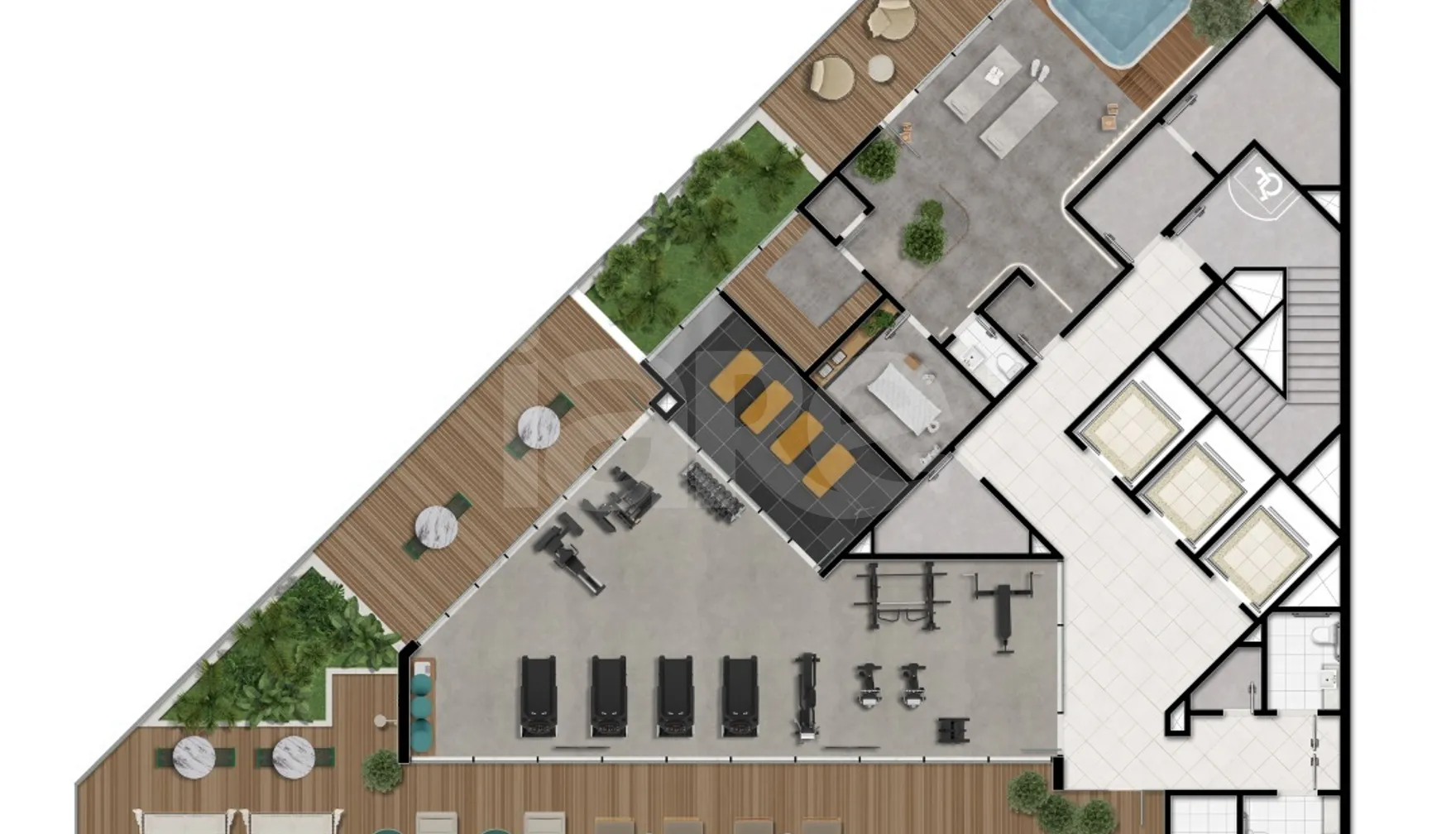 Planta — Pavimento rooftop