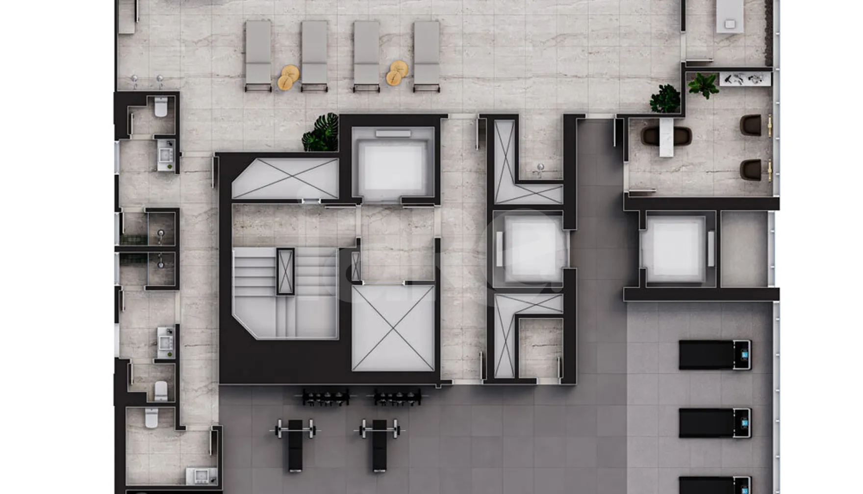 Planta — Pavimento lazer 2