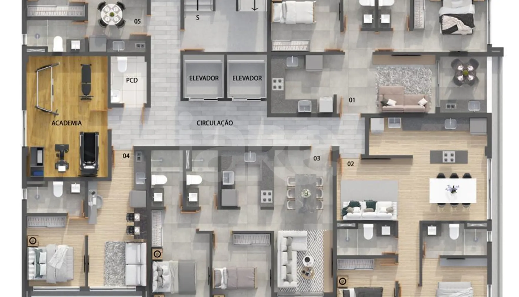 Planta — Pavimento 2
