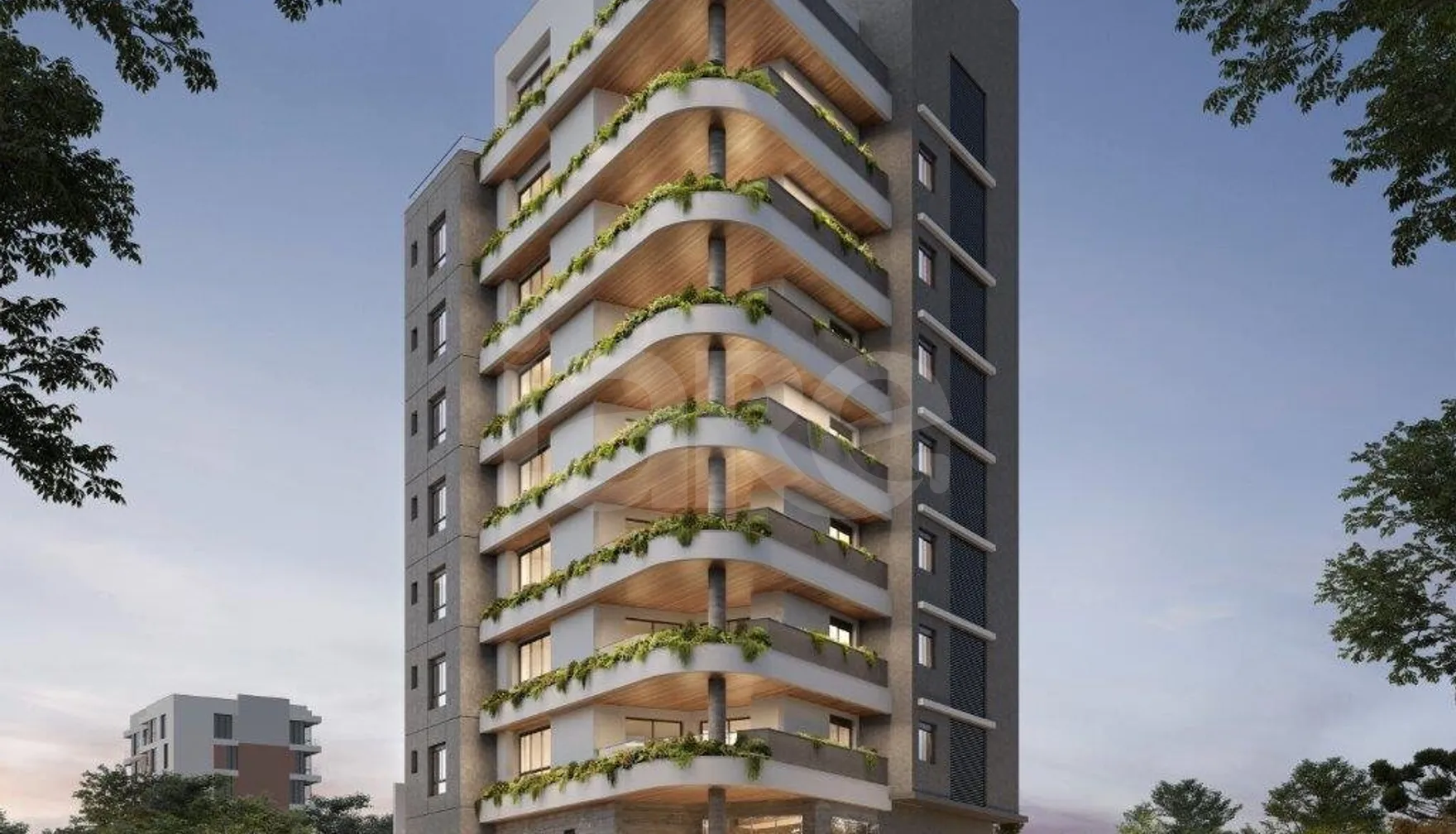 Guaraúna - Garden com 283 m², em Juvevê — foto 1
