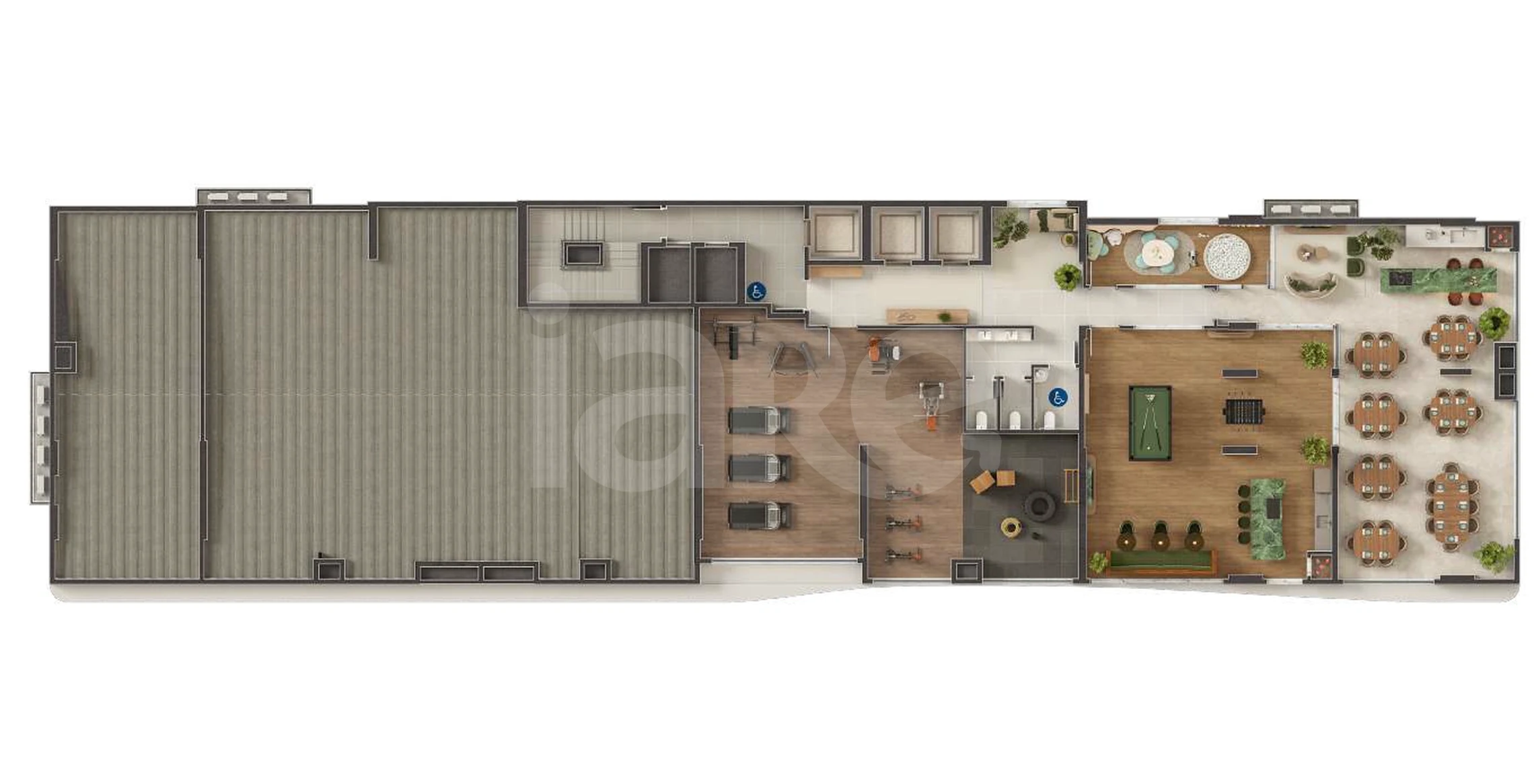 Planta — Pavimento rooftop