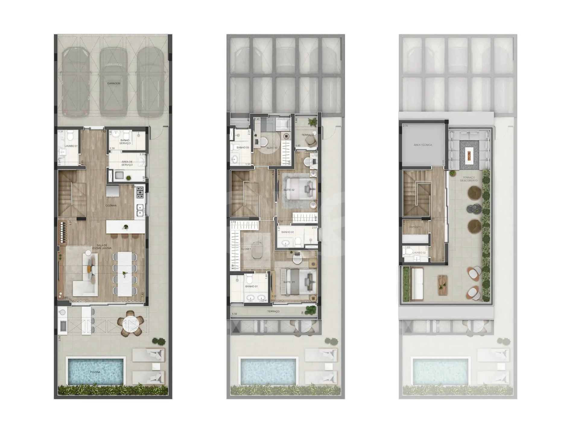 Planta — Casa em Condomínio 223,93 m²
