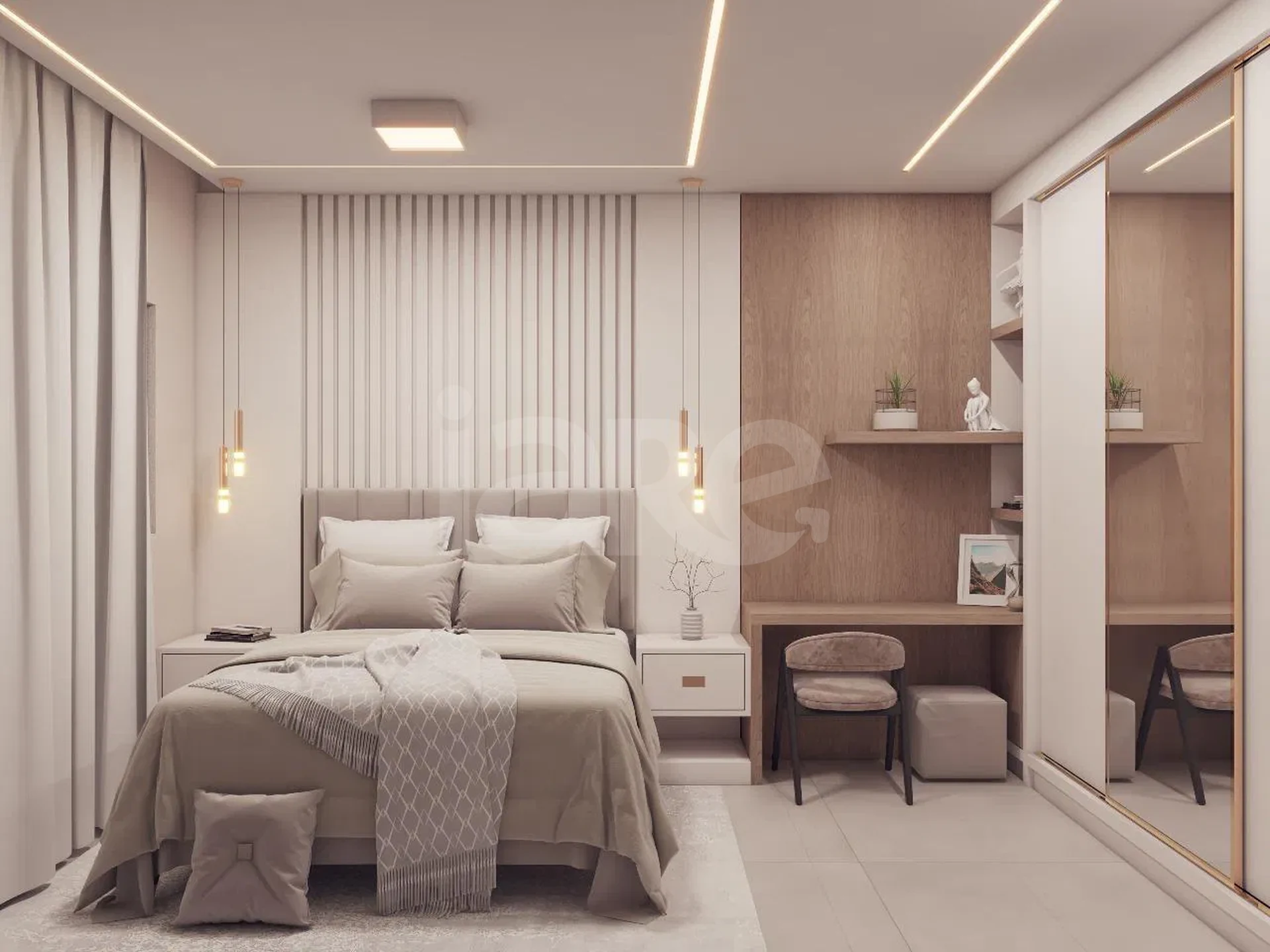 Porto Crystal - Apartamento com 72,18 m², em Perequê — foto 3