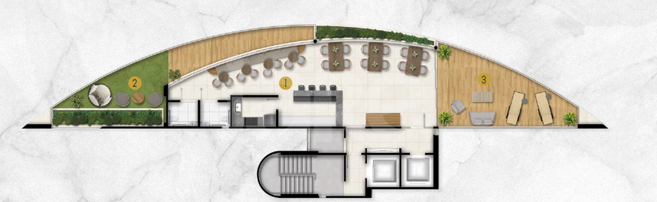 Planta — Pavimento rooftop