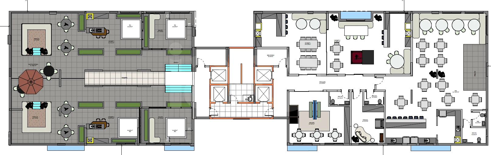 Planta — Pavimento rooftop