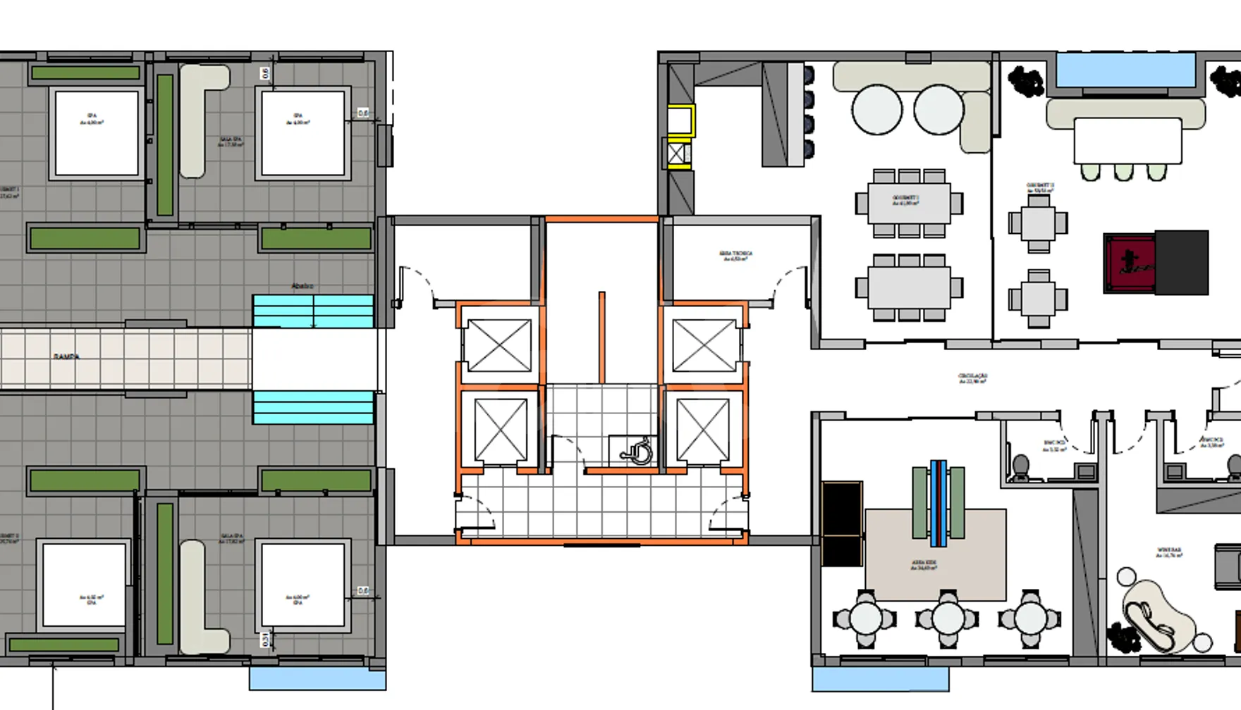 Planta — Pavimento rooftop