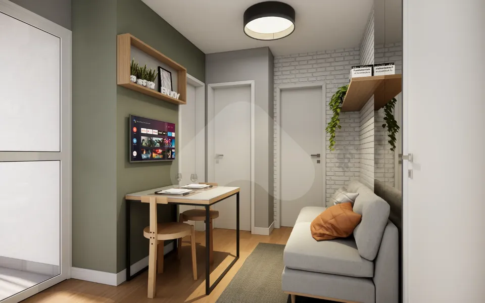 Metrocasa Clube Anália Franco - Studio com 18 m², em Vila Regente Feijó — foto 2