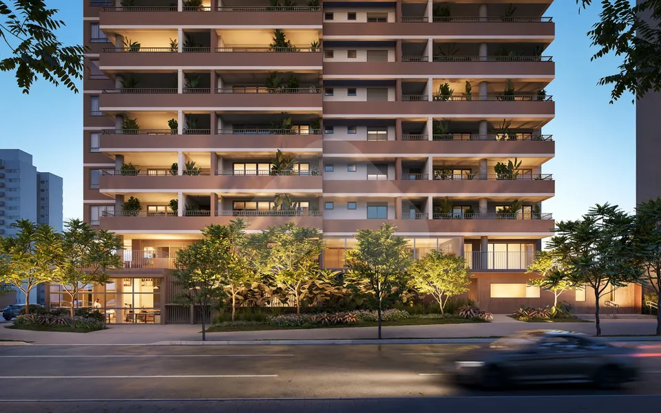 Eucalys Moema Lírio - Apartamento com 86,07 m², em Indianópolis — foto 2