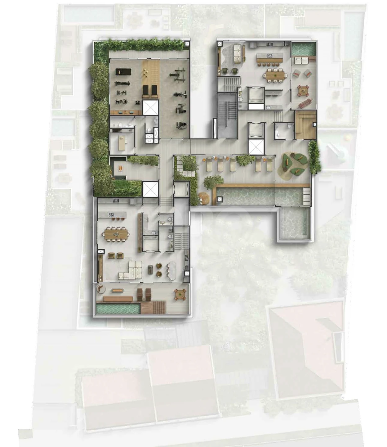 Planta — Pavimento rooftop