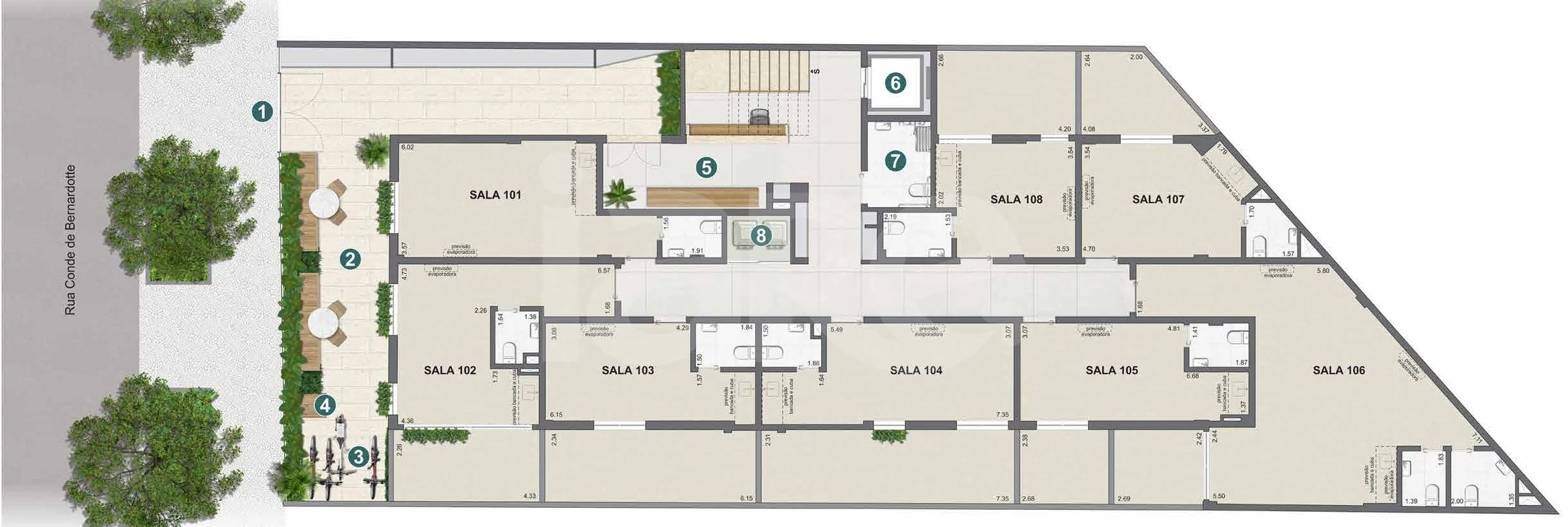 Planta — Pavimento térreo
