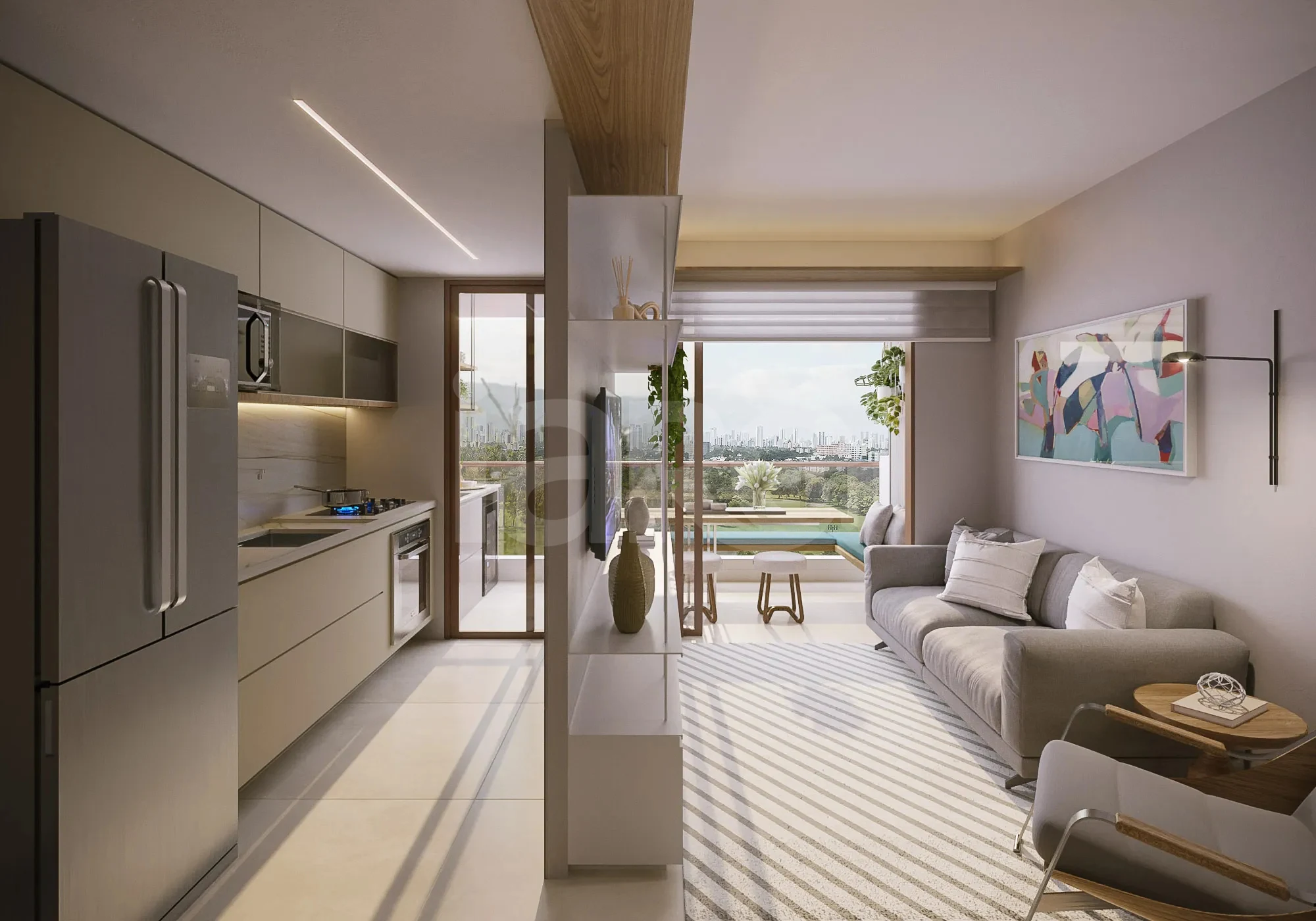 Parque das Palmeiras - Apartamento com 56,15 m², em Caxangá — foto 2