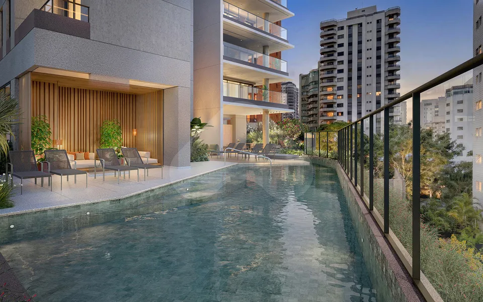 Helbor Lens Moema - Apartamento com 157 m², em Moema — foto 13