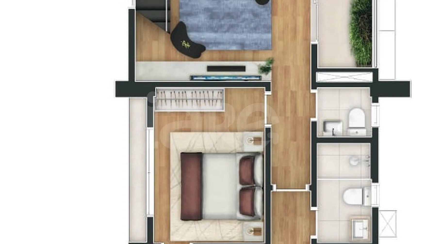 Planta — Cobertura Duplex 112,92 m²