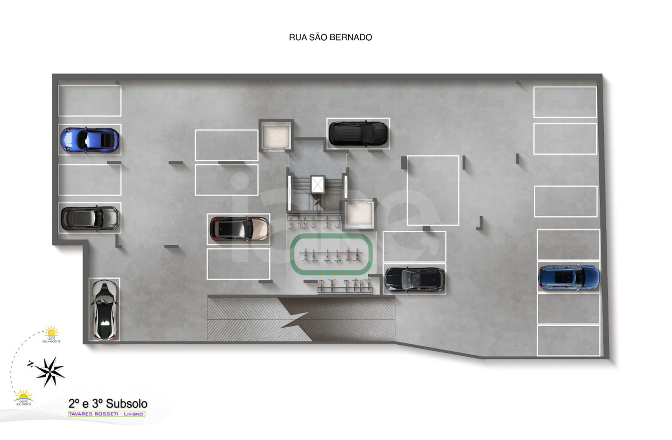 Planta — Pavimento 02 e 03