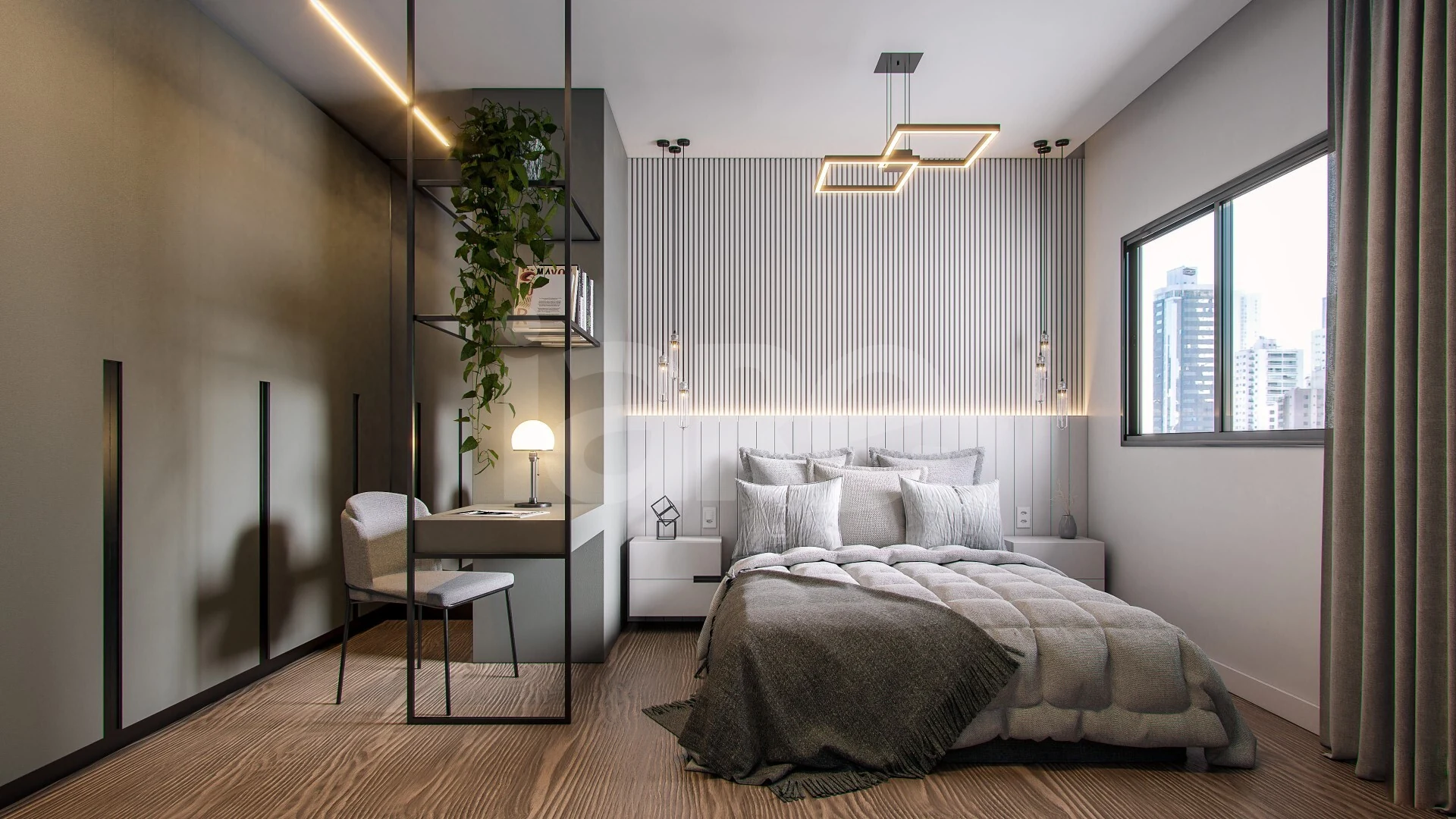 NF Moov Home Club - Apartamento com 52 m², em Nações — foto 6