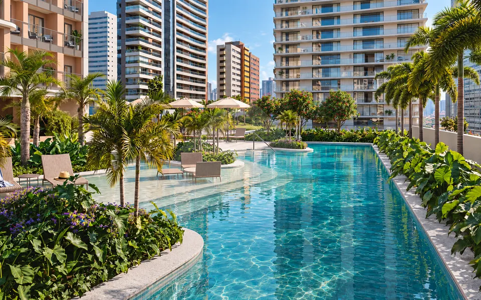 Beach Class Essence - Studio com 28,02 m², em Meireles — foto 9