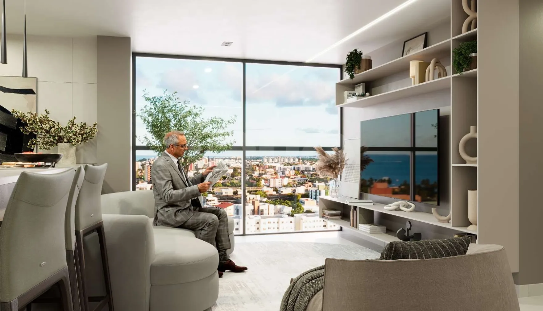 Casa Del Mar - Apartamento com 41,51 m², em Jardim Oceania — foto 2