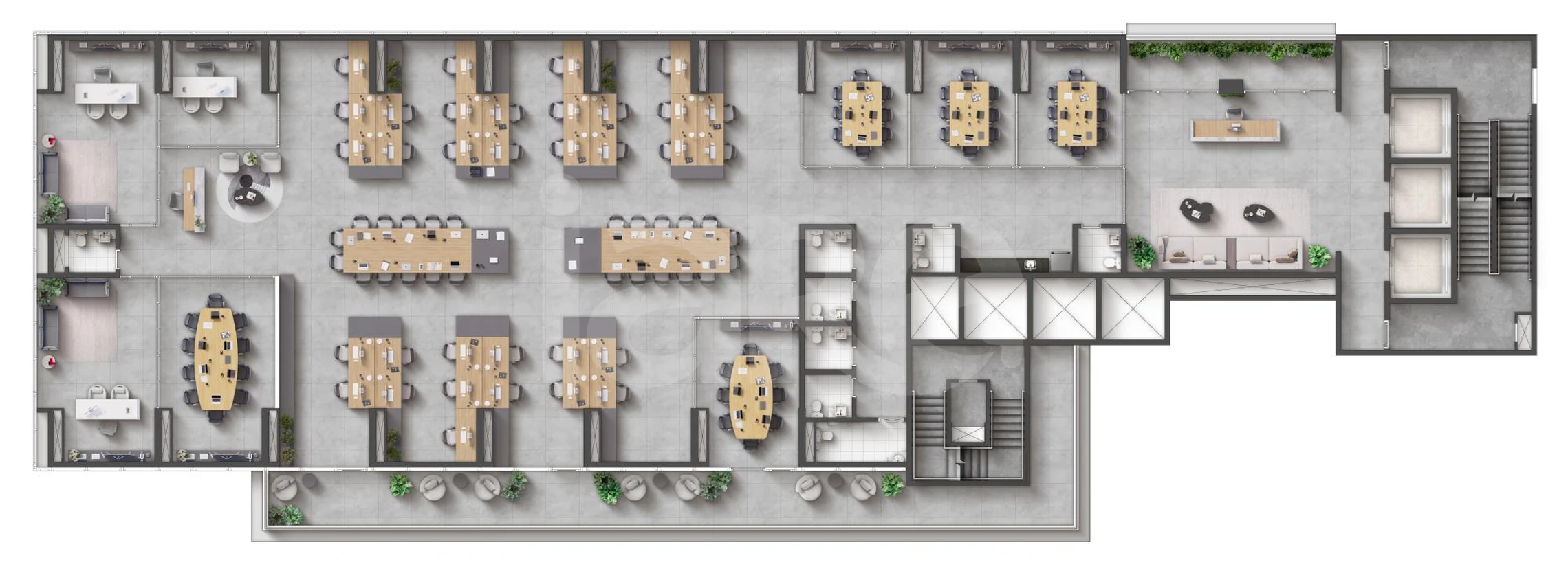 Planta — Sala 660 m²