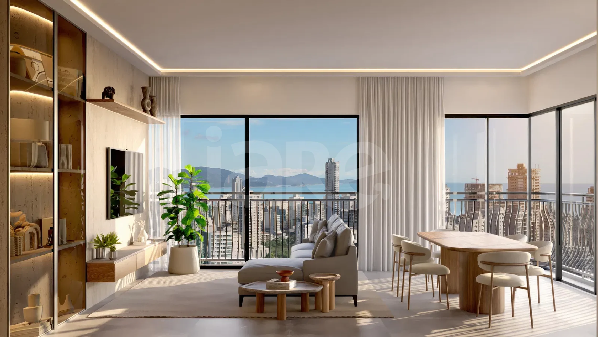 Mônaco Unique - Apartamento com 89 m², em Perequê — foto 2