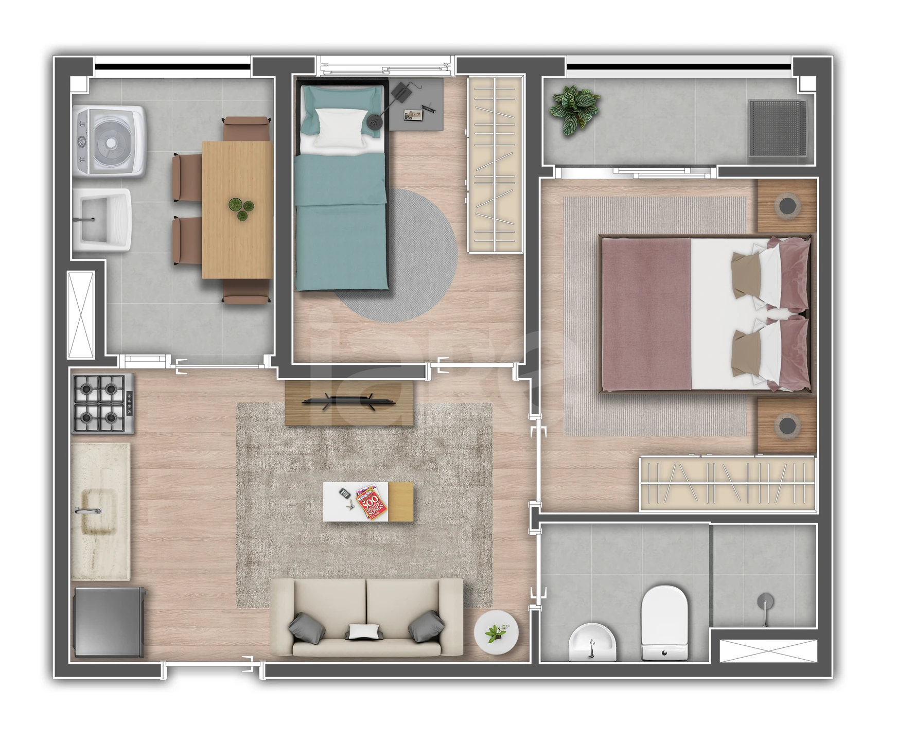 Planta — 2 DORMS