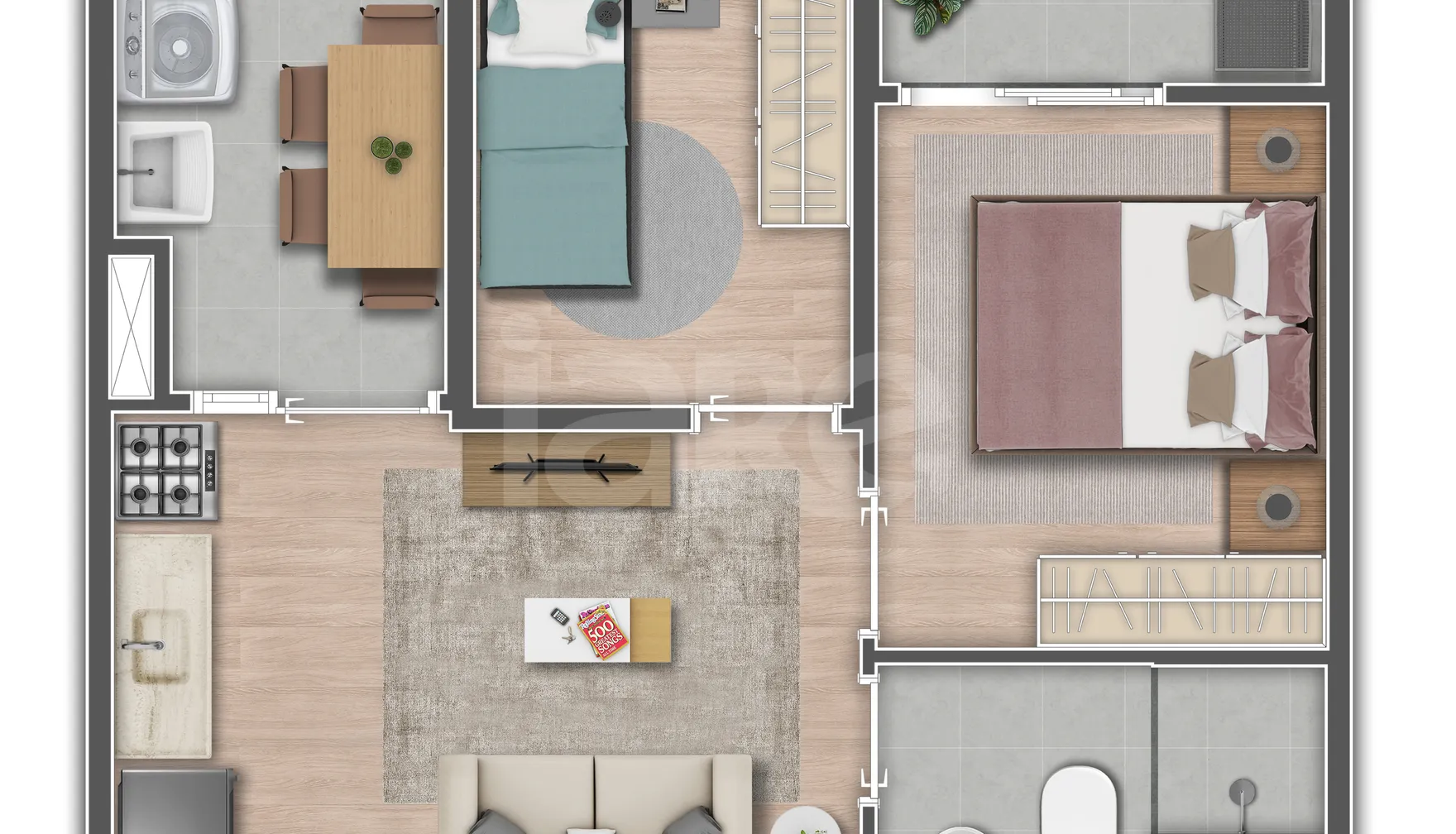 Planta — 2 DORMS