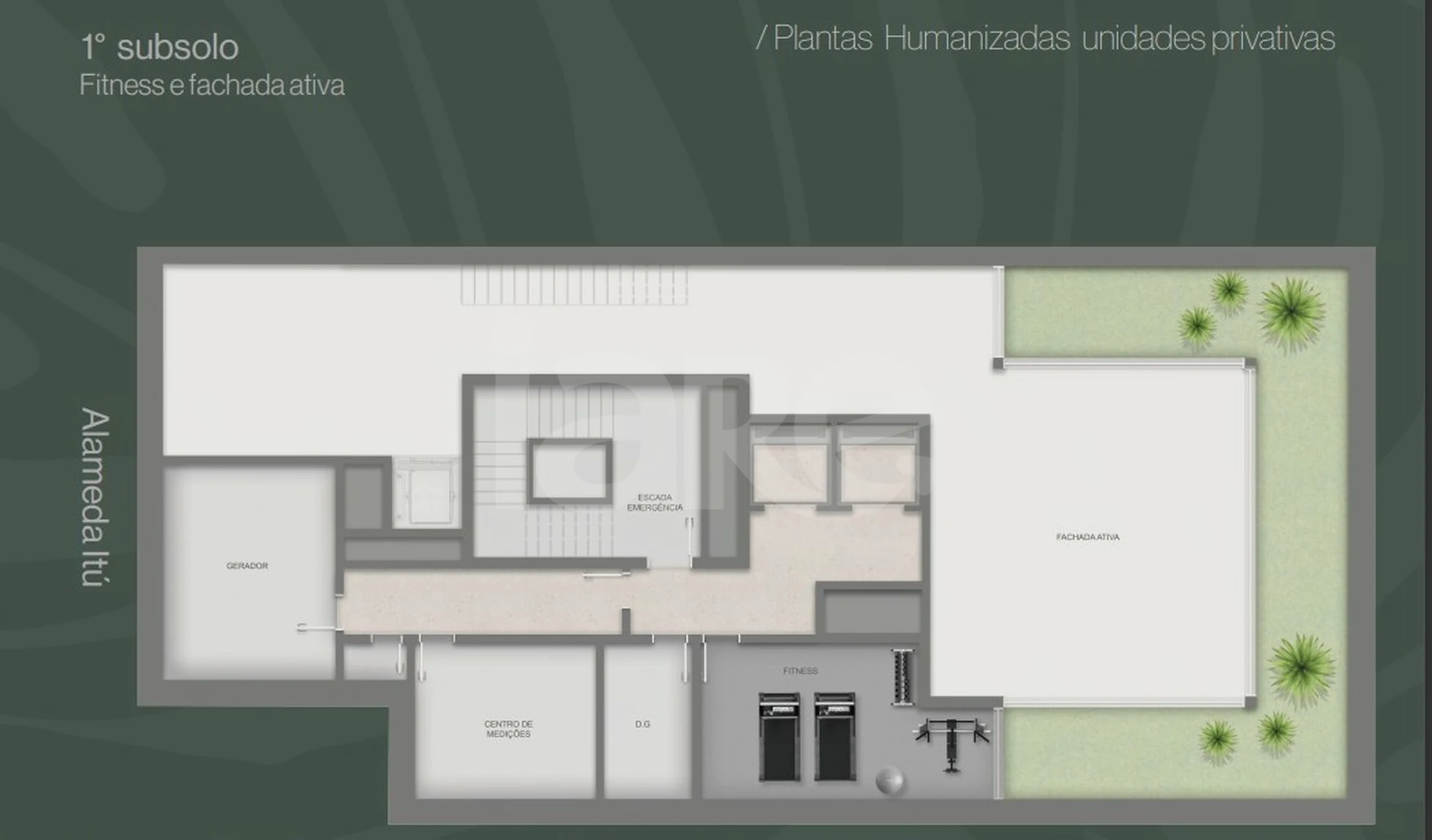 Planta — 1° Subsolo
