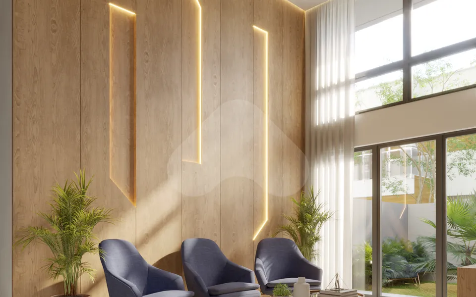 Théros Residencial - Studio com 19,4 m², em Alto da XV — foto 4