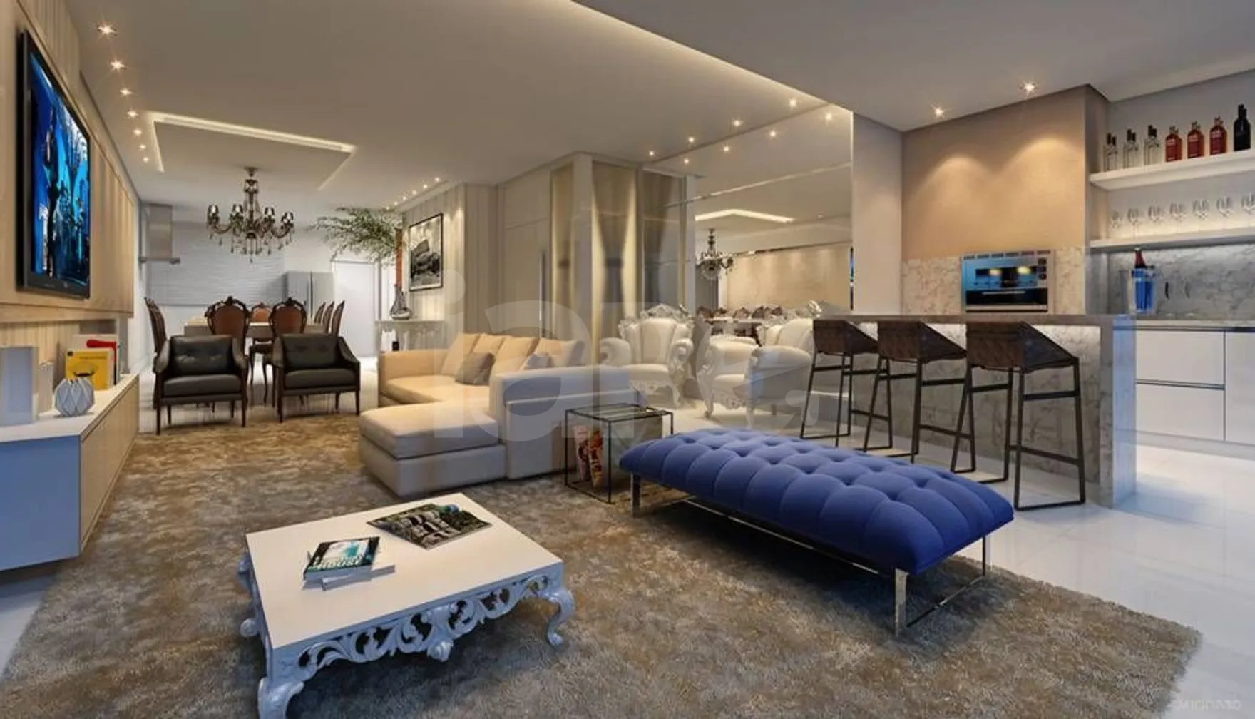 One Tower - Apartamento com 196,13 m², em Centro — foto 2