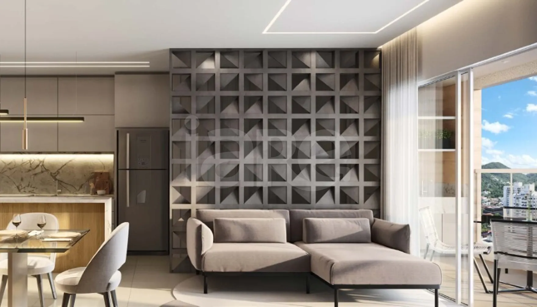 Salt Praia Brava - Apartamento com 73,35 m², em Praia Brava de Itajaí — foto 3