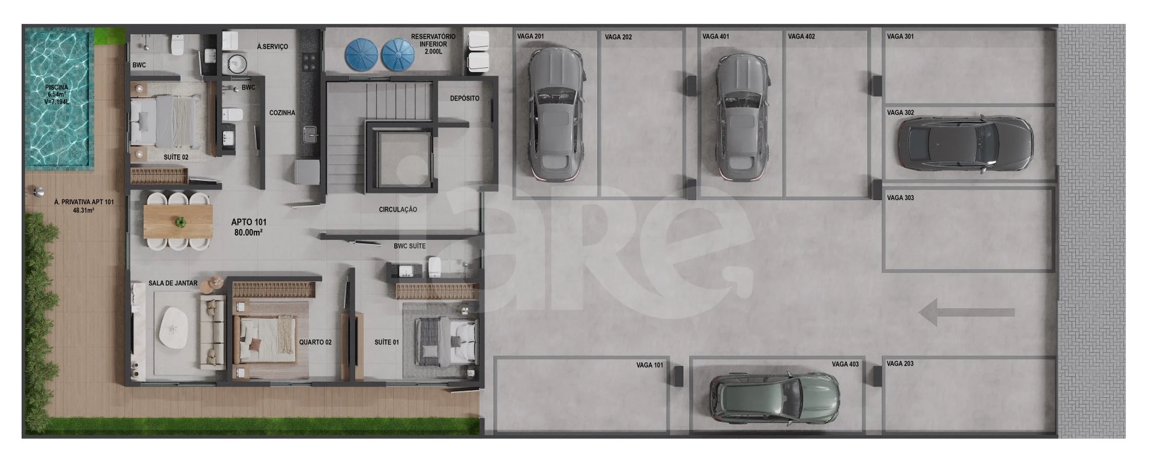 Planta — Pavimento térreo
