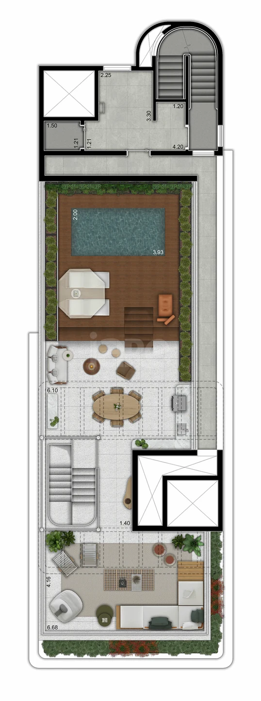 Planta — Planta Cobertura - Superior