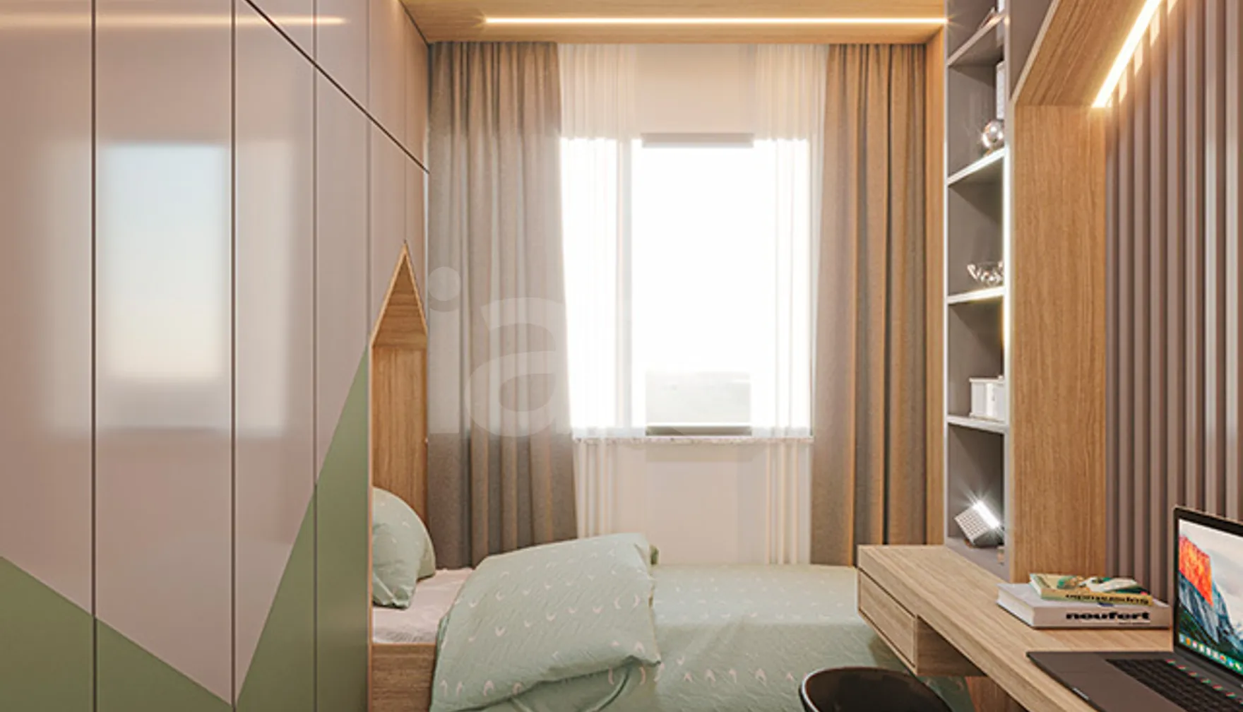Leaves Residence - Apartamento com 67,82 m², em Cristal — foto 8