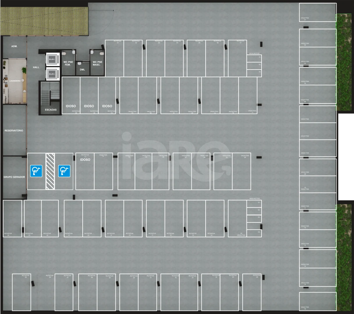Planta — Pavimento subsolo