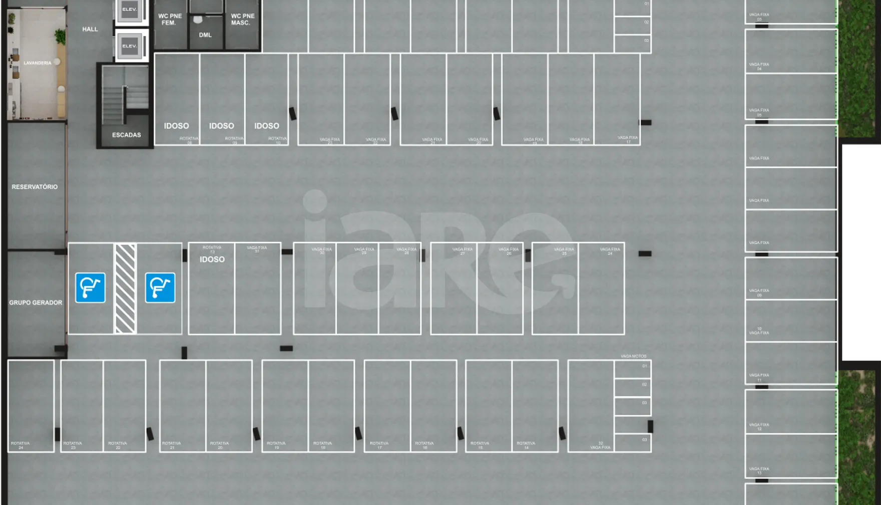 Planta — Pavimento subsolo