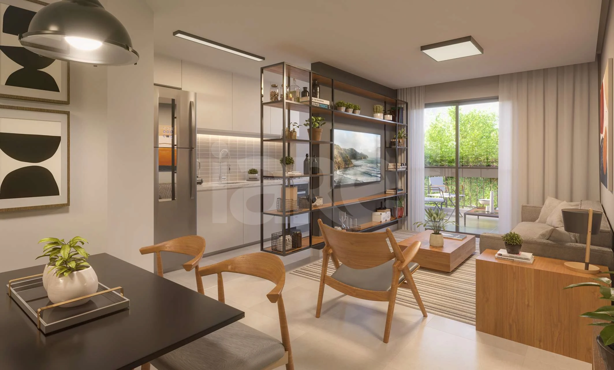 Cores de Fátima - Studio com 35,66 m², em Centro — foto 2