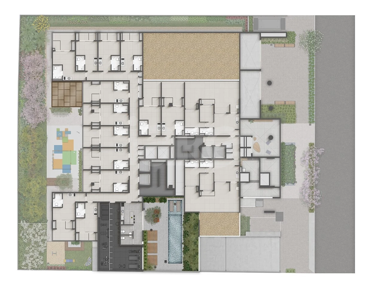 Planta — Pavimento 1 2