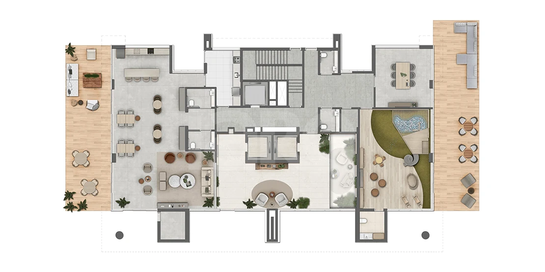 Planta — Pavimento térreo 4