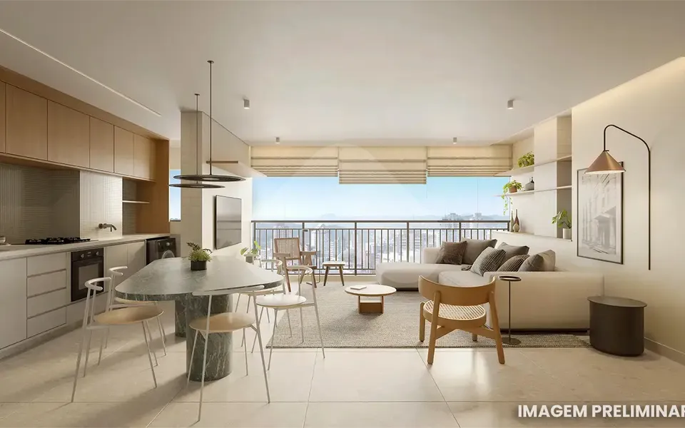 Almadá Vila Madalena - Apartamento com 59,1 m², em Sumarezinho — foto 2