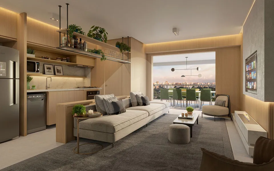 Recanto Oliveiras - Apartamento com 81,32 m², em Água Branca — foto 2