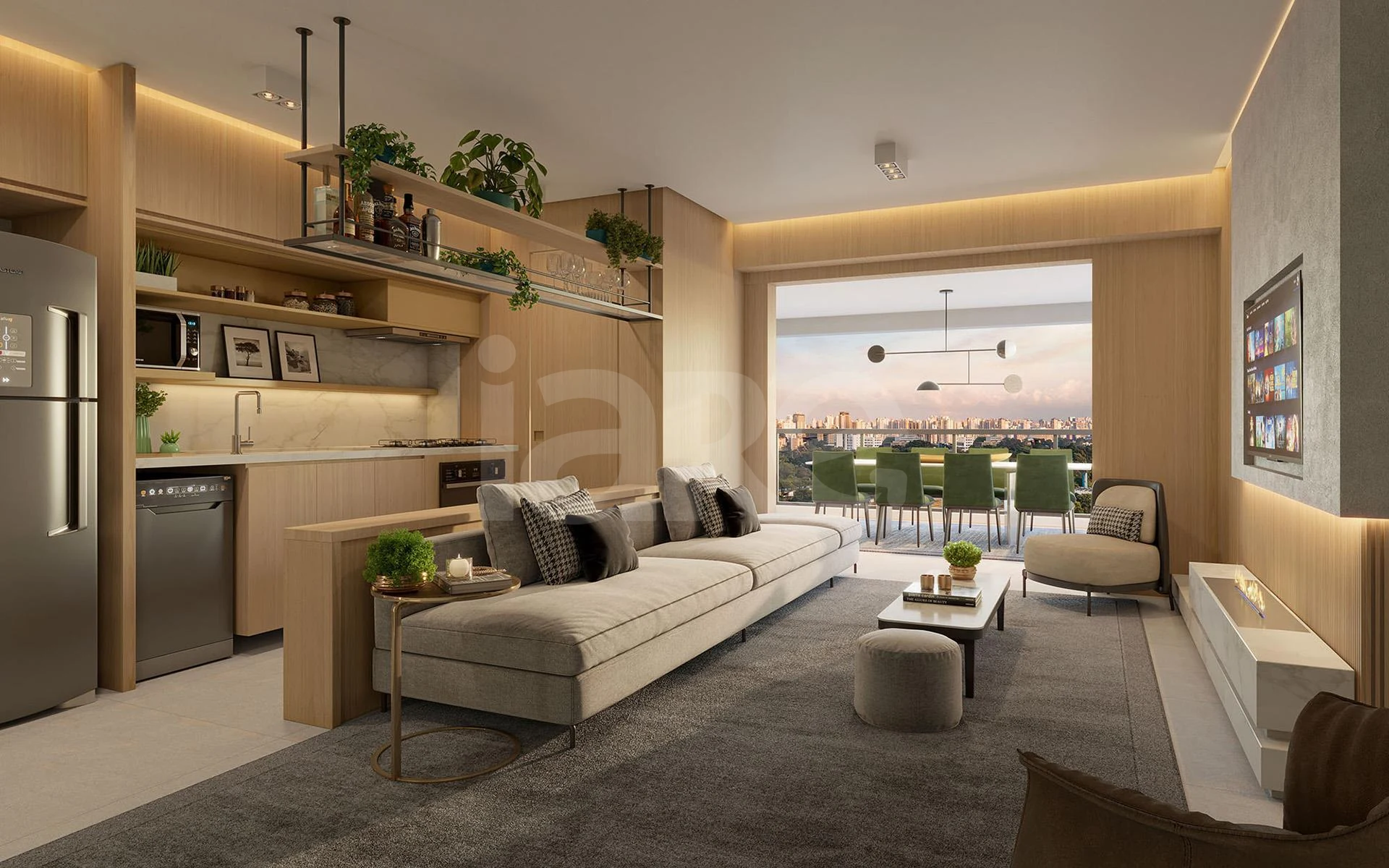 Recanto Oliveiras - Apartamento com 109,5 m², em Água Branca — foto 2