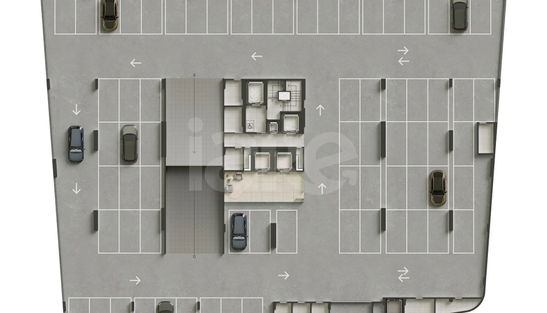 Planta — Pavimento garagem 02
