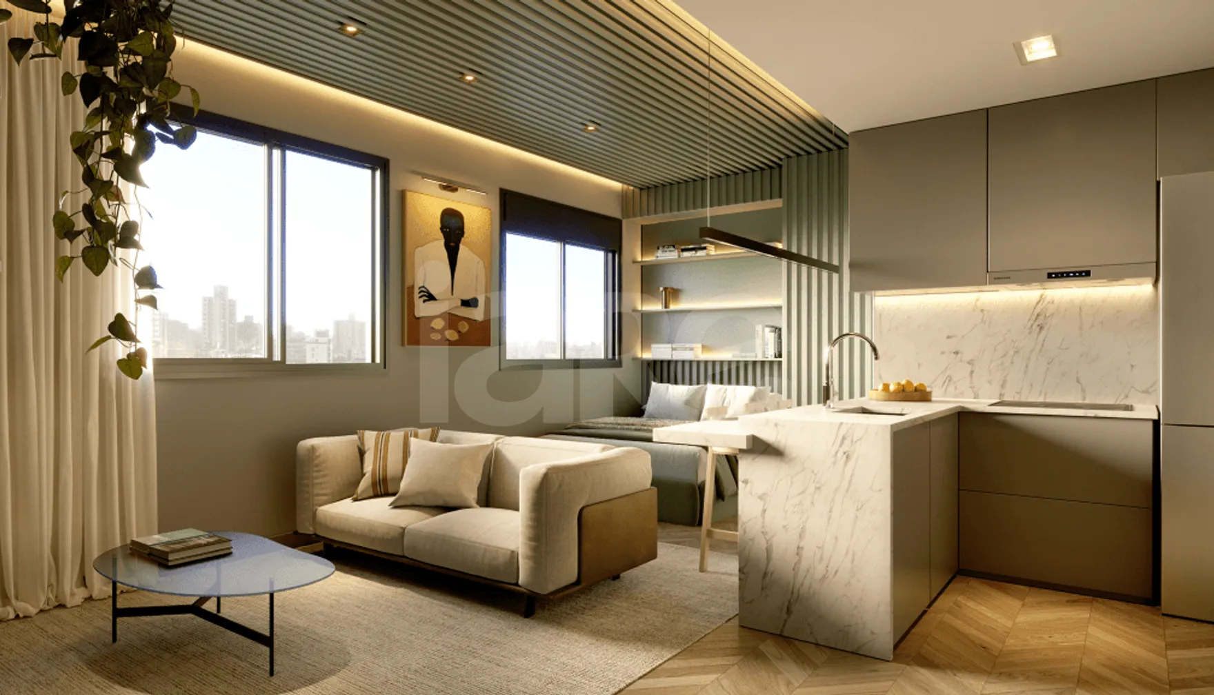 Be - Studio com 29,6 m², em Petrópolis — foto 3