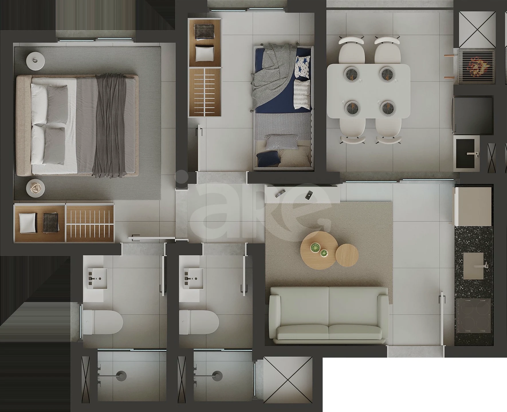 Planta — Garden 40,26 m²