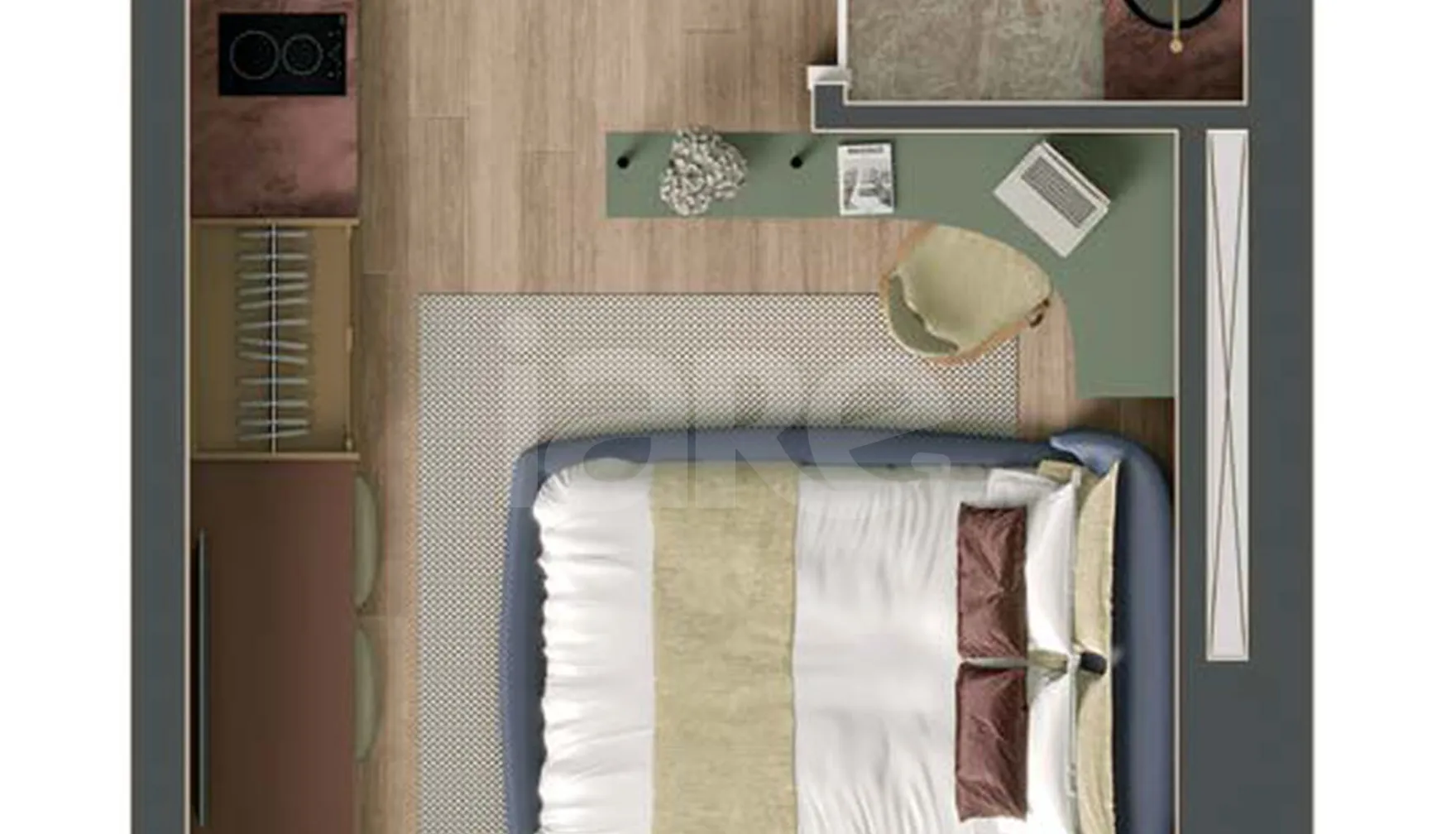 Planta — Studio 30 m²