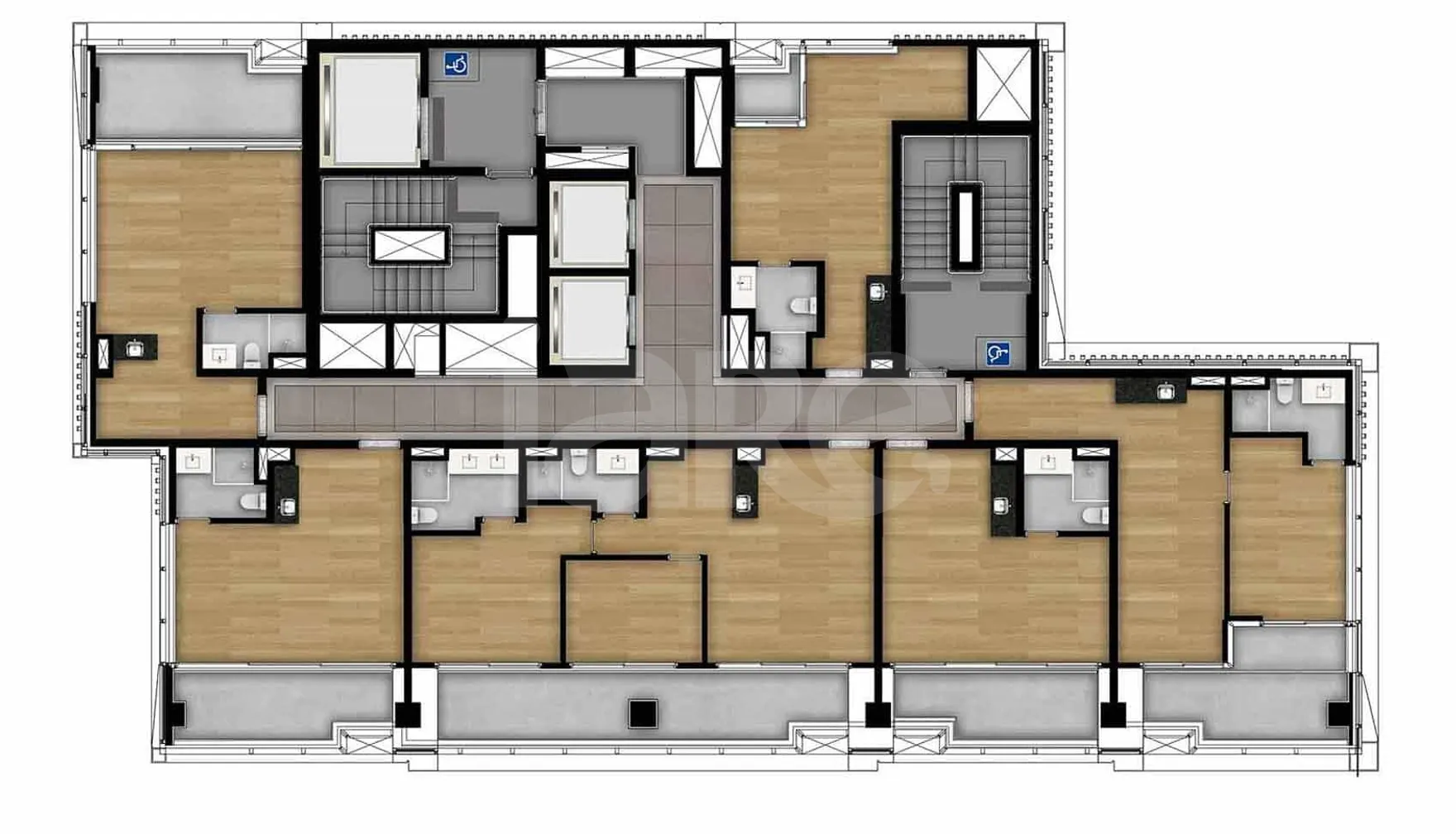Planta — Pavimento 21