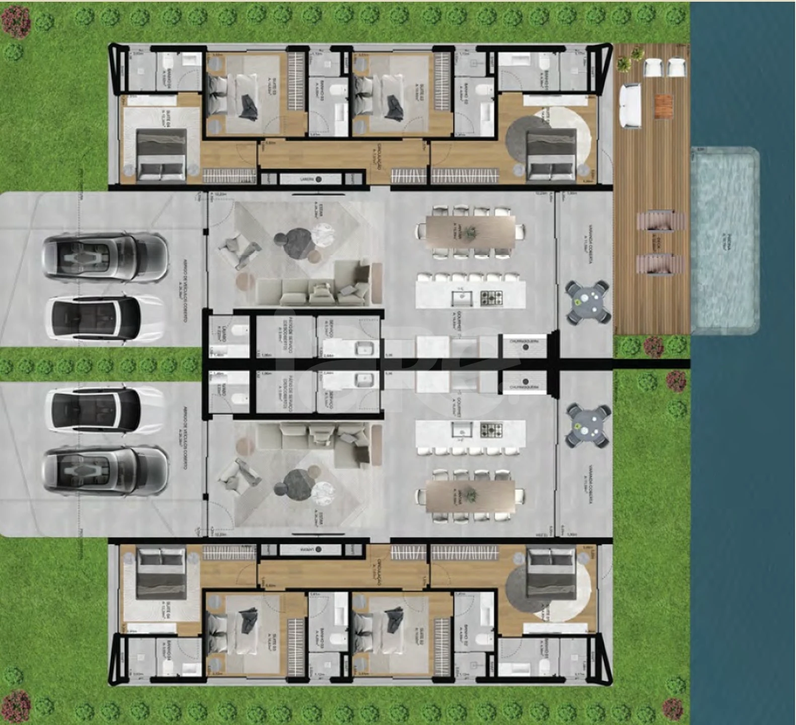Planta — Casa em Condomínio 215,14 m²