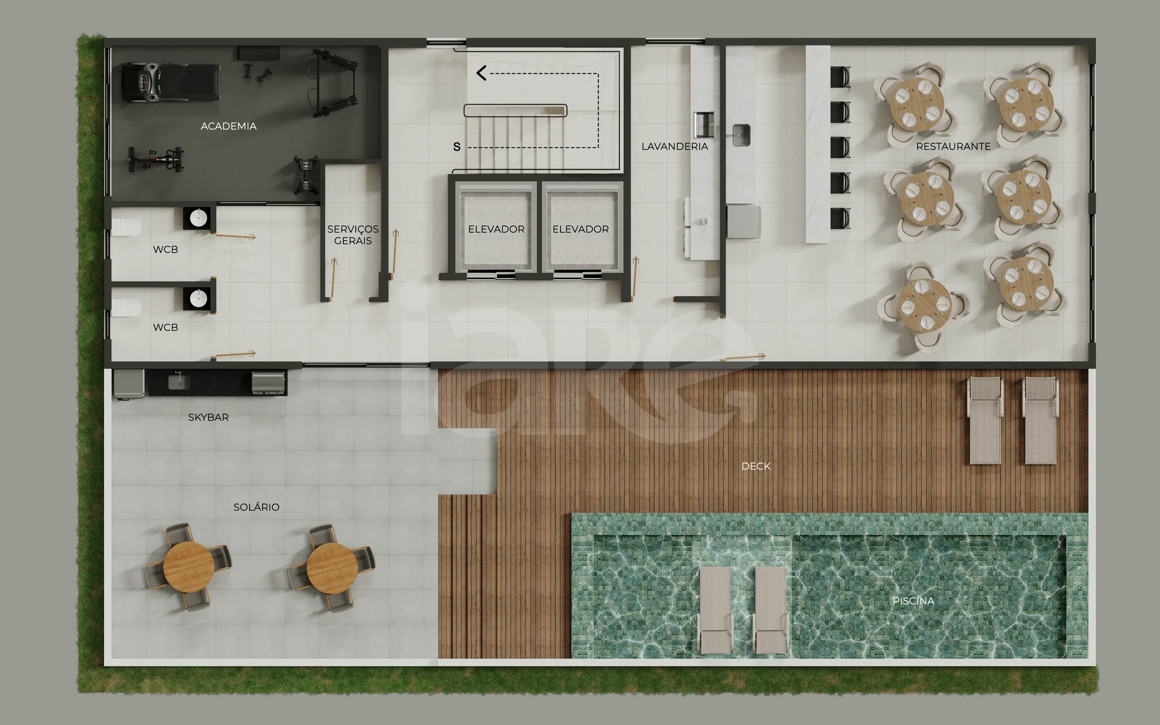 Planta — Pavimento rooftop