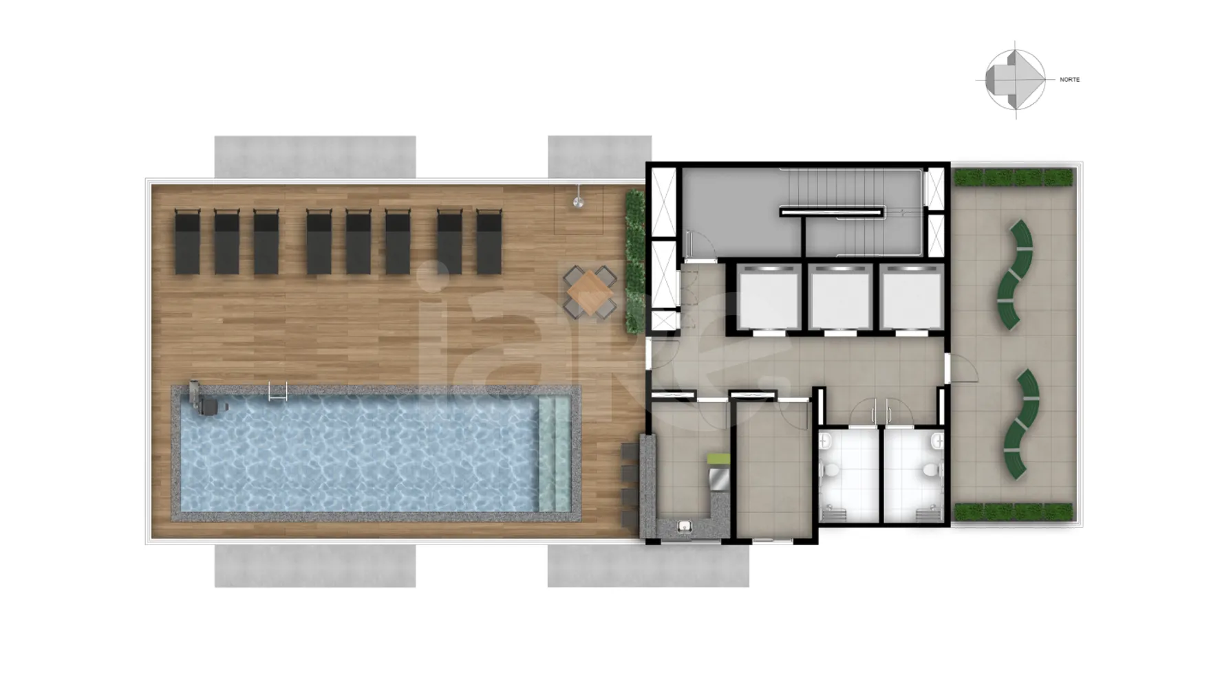 Planta — Pavimento 21